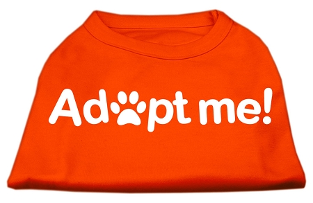 Adopt Me Screen Print Shirt Orange XS